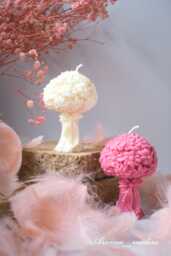 Flower Bouquet Candle Eco-Friendly Soy & Beeswax Sculpture - thumbnail 1