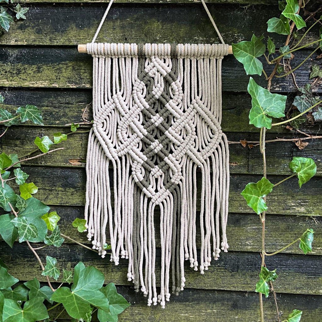 Medieval Tapestry, Nordic Style Home Decor, Celtic Viking Wall Art