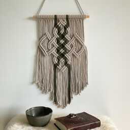 Medieval Tapestry, Nordic Style Home Decor, Celtic Viking Wall Art Made in Ireland