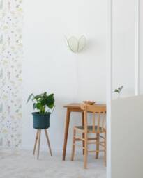 Fresh & Golden Mint Flower Wall Light