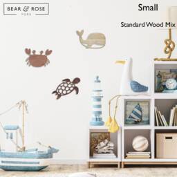 Under The Sea Trio Wall Decor Home - Nursery/Kids Animals Children Room Marine Sealife - thumbnail 2