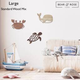 Under The Sea Trio Wall Decor Home - Nursery/Kids Animals Children Room Marine Sealife - thumbnail 3