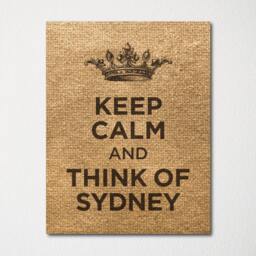 Keep Calm & Think Of Sydney- Any Location Available - Fine Art Print Choice Color Purchase 3 Receive 1 Free - thumbnail 2