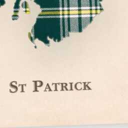 Clan St Patrick Scottish Tartan Map - Of Scotland Family Wall Decor, Ready To Hang - thumbnail 4