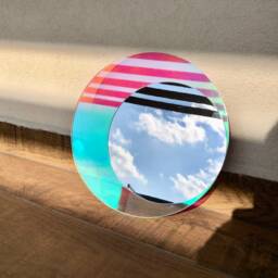 Holo Round Mirror & Bohemian Acrylic Cactus Set - thumbnail 2