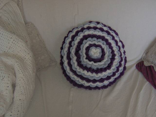 Decorative Flower Throw Pillow - image 1