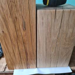 Solid Oak Display Block Statue Plinth, Decor Pedestal - 6x6 Inch - thumbnail 3