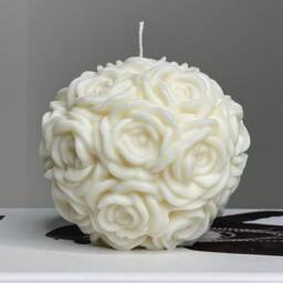Cream Roses Candle - thumbnail 2