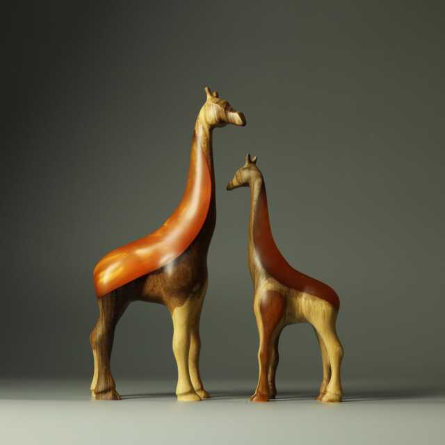 Duo Giraffe Composition - 12+13 - image 1