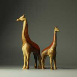 Duo Giraffe Composition - 12+13 - thumbnail 3