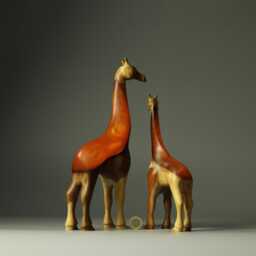 Duo Giraffe Composition - 12+13 - thumbnail 4