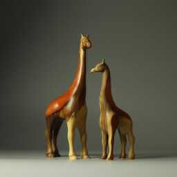 Duo Giraffe Composition - 12+13 - thumbnail 2