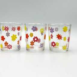 Frosted Spring Flowers Votive Candle Holders - Set Of 3 - thumbnail 2