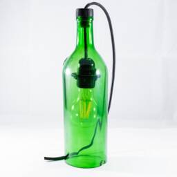 Industrial Pendant Light/Lamp Made From Glenfiddich Bottle - thumbnail 3