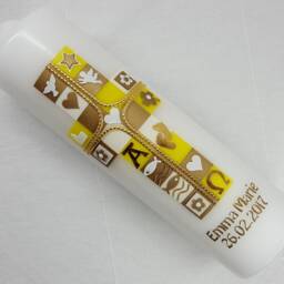Baptismal Candle Cross Mosaic - thumbnail 2