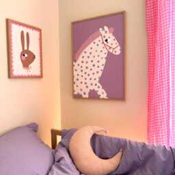 Horse Poster For Kids Room - Appaloosa Illustration Nursery Wall Art - thumbnail 3