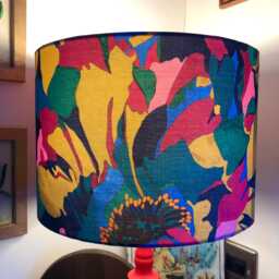 Liberty London Peony Parade Lampshade, Handmade Drum Shade - thumbnail 1
