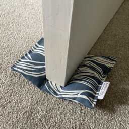 Soft Door Wedge - Under Fabric Doorstop Stripe Doorstopper - thumbnail 1