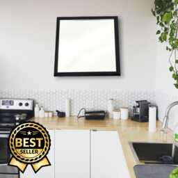 Square Shaped Mirrors With A Colour Frame Of Your Choice & Hooks, Bespoke Shapes Made - thumbnail 1