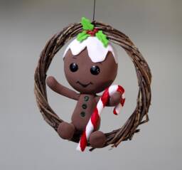 Christmas Decoration Gingerbread Man - thumbnail 1