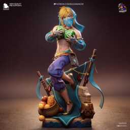 Gerudo Link 3D Printed Figure 18 Scale - thumbnail 3