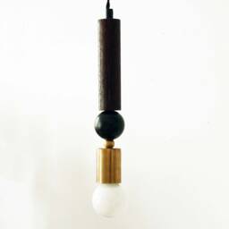Black Gold Pendant Light Modern Wood Brass Kitchen Island Lighting Boho Lights Ceiling Designer - thumbnail 2