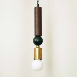 Black Gold Pendant Light Modern Wood Brass Kitchen Island Lighting Boho Lights Ceiling Designer - thumbnail 3