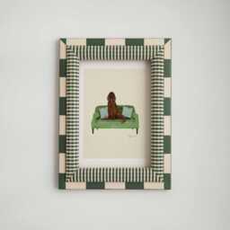 Irish Setter Print - Dogs On Chairs Collection 5x7 Inches/A5 A4 A3 - thumbnail 1