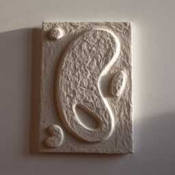 Japandi Wall Decor, Handmade 3D Art, Wabi Sabi Plaster Sculpture, Organic Biomorphic Artwork, White Minimalist Art - thumbnail 2