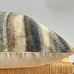 Brown Tribal Hemp Hand Woven Natural Dye Color Pillow Cover - thumbnail 3