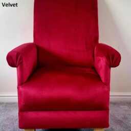 Velvet Children's Chair Kids Armchair Nursery Child's Bedroom Silver Grey Navy Teal Green Aqua Blue Mustard Ochre Emerald Lilac - thumbnail 3