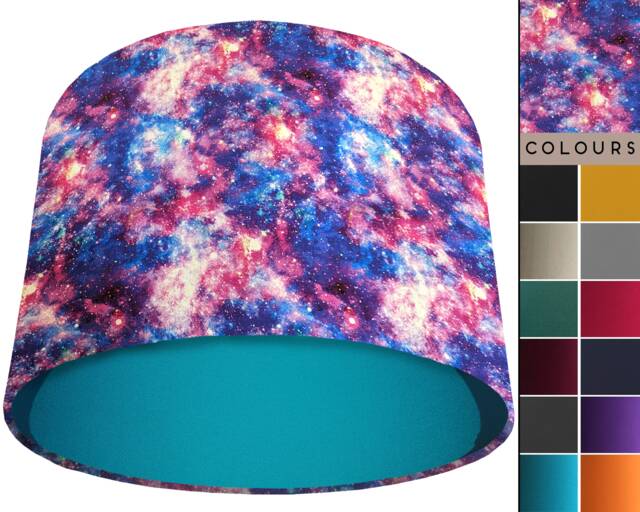 Handmade Space Lampshade Galaxy Star Kids Room Decor - image 1