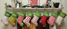 Personalized Christmas Stockings Set Of 8 You Choose Your Favorite Christmas Stockings