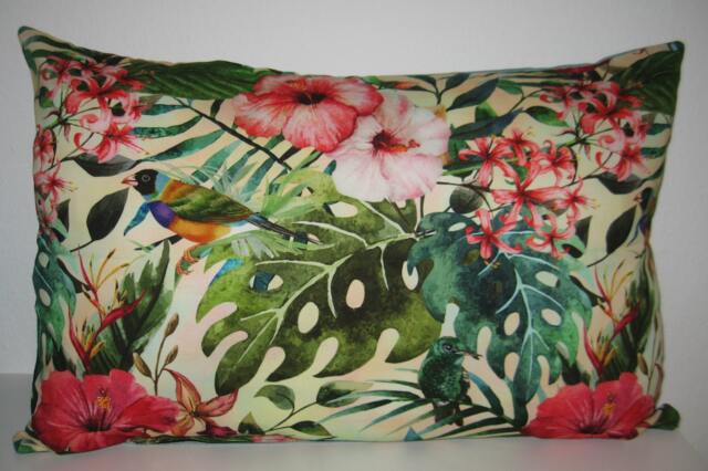 Large Decorative Pillow Cover Palm Trees Jungle Tropical - image 1