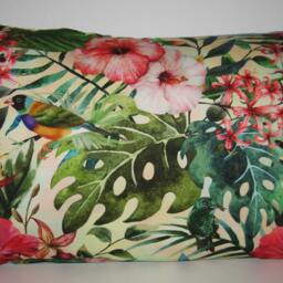 Large Decorative Pillow Cover Palm Trees Jungle Tropical - thumbnail 2