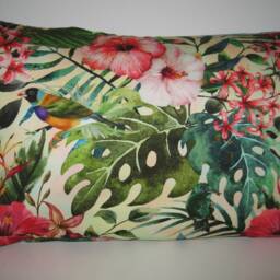 Large Decorative Pillow Cover Palm Trees Jungle Tropical - thumbnail 4