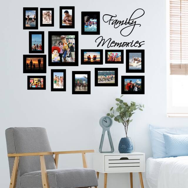 Wall Frame Sticker - Picture Frames Stickers Photo Vinyl Decals Polaroid Mini Family Decorated Decal Photos Diy Interior Set Decor Art - image 1