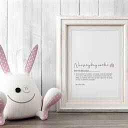 Nursery Key Worker Print, Key Worker Gifts, Nursery Teacher Gift, Gifts - thumbnail 3
