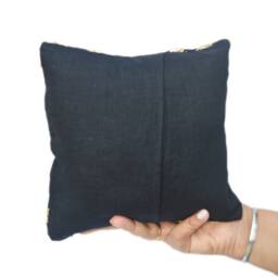 "Accent Throw Pillow - Pin Cushion Ring Decorative Handmade Silk Cover - Small Mini 8""x8" - thumbnail 4