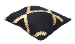 "Accent Throw Pillow - Pin Cushion Ring Decorative Handmade Silk Cover - Small Mini 8""x8" - thumbnail 1