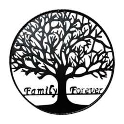 "Large 50cm Wall Art Black Tree Of Life " - thumbnail 4