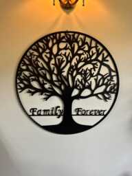"Large 50cm Wall Art Black Tree Of Life "