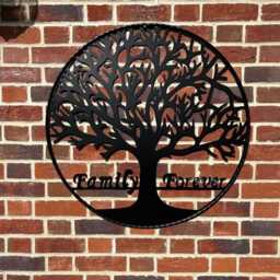 "Large 50cm Wall Art Black Tree Of Life " - thumbnail 3
