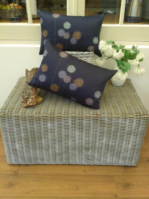 Navy Blue Balloon Pillows - image 1