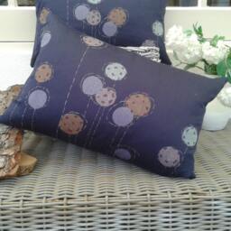 Navy Blue Balloon Pillows - thumbnail 2