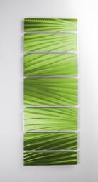 Green Metal Wall Art Contemporary Aluminum Sculpture By Brian M Jones - thumbnail 4