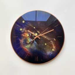 Taurus Star Sign Clock Celestial Glowing Stars & Nebula Sky With Astrology Decor - thumbnail 3