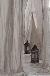 Muslin Linen Curtains Made Of Pure Natural Flax Fabric From Europe