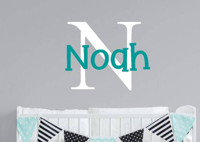Boys Name Wall Decal - Girls Nursery Boys Decor - Vinyl Decal - image 1
