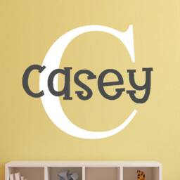 Boys Name Wall Decal - Girls Nursery Boys Decor - Vinyl Decal - thumbnail 3